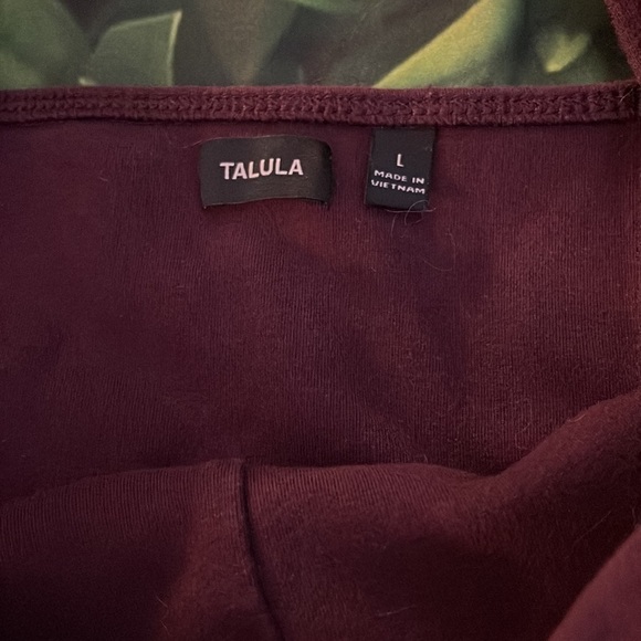 ARITZIA Talula SWEETHEART LONG SLEEVE TOP in Cardamom, Large, Preowned - Picture 2 of 10